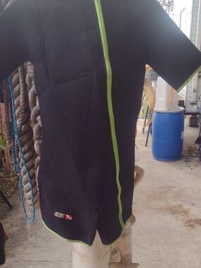 Ladies Black Lime Dive Suit
